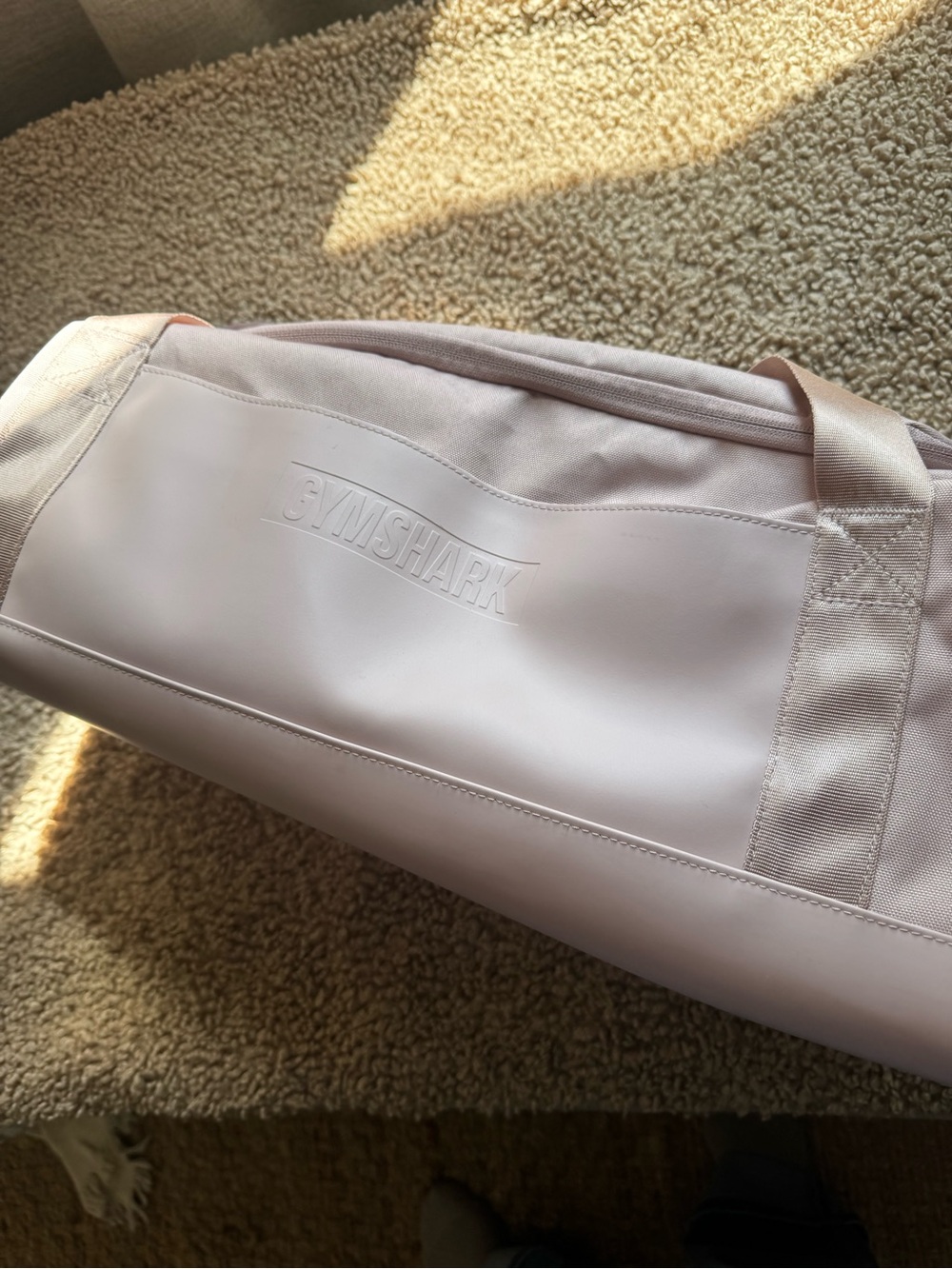 Gymshark Light Pink Duffel Bag